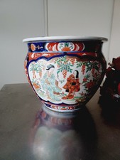 Superbe Cache Pot Porcelaine