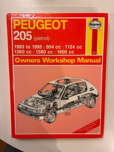 Peugeot205 maintenance manual