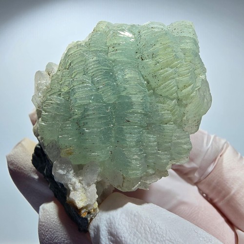 Sphère préhnite cube de - sphère,