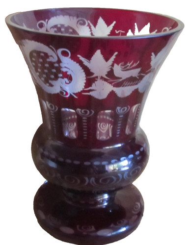 Vase cristal taillé - , de