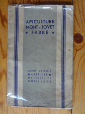 Apiculture Mont Jovet Fabre - Ancien catalogue matériel apicole abeilles
