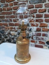 Ancienne lampe dorée à