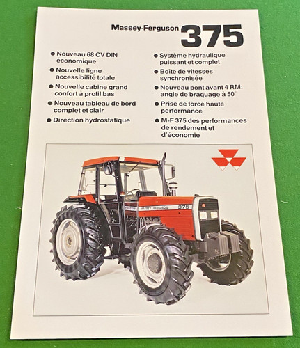 Notice publicitaire tracteur - notice,