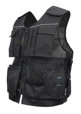 Gilet à outils noir uni |