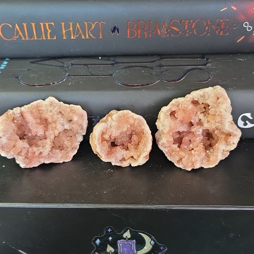 Geodes quartz rose lot de - rose,