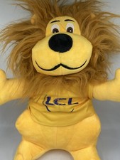 Peluche lion mascotte lcl - lion,