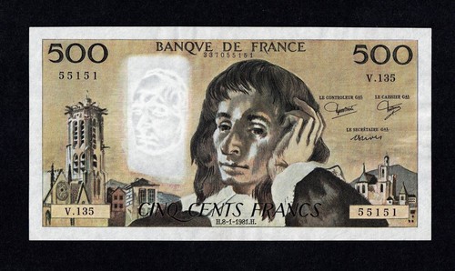 France 500 francs 1981 156e - 500,