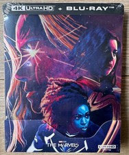 THE MARVELS ED STEELBOOK COLLECTOR BLU RAY 4K ULTRA HD NEUF SOUS CELLO