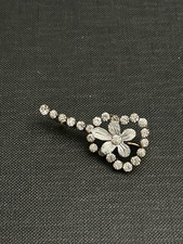 BIJOU ANCIEN BROCHE MÉTAL DORÉ