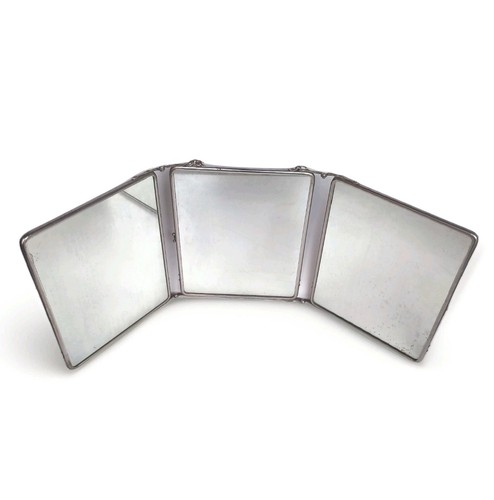 Ancien grand miroir barbier - grand,