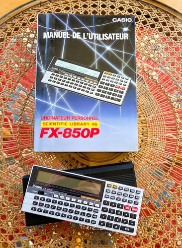 Casio 850p calculatrice - casio, fx-850p