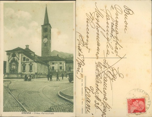 Omegna église animée avec - Église,