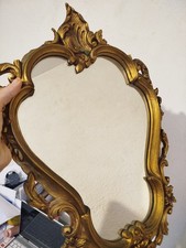 Magnifique MIROIR ANCIEN sculpté en bois 