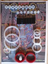 FLIPPER STERN -ELVIRA S HOUSE OF HORRORS-KIT ELASTIQUE SILLICONE TRANSPARENT-