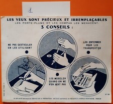 Buvard vintage années 50/60 