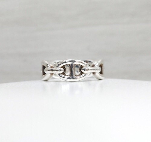 Hermes bague argent - en,