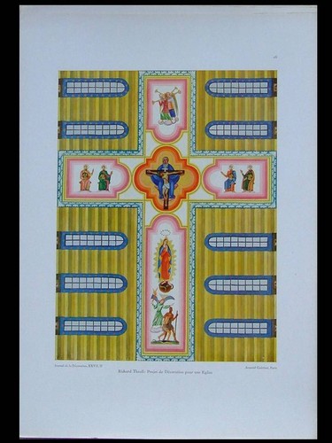 Decoration eglise 1925 - eglise, -1925-