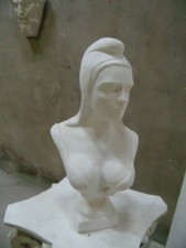 BUSTE EN PLATRE MARIANNE 29cm  DE HAUT / REPUBLIQUE FRANCAISE