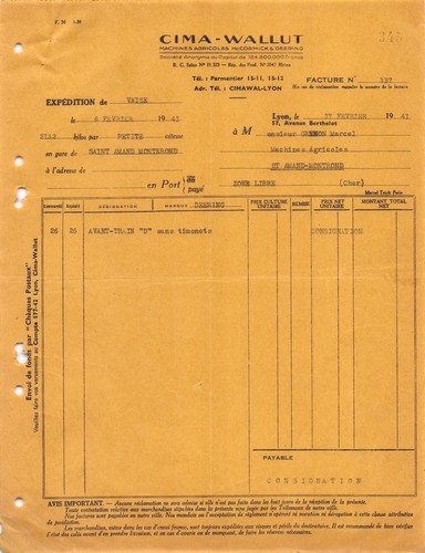 1941 cima wallut lyon - wallut, a