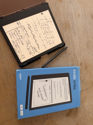Amazon kindle scribe - go, +