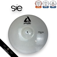 Cymbale blanche Paiste Alpha Rock Ride 20 pouces utilisée sans fissures