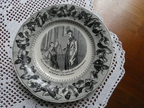 Belle assiette humoristique - belle,