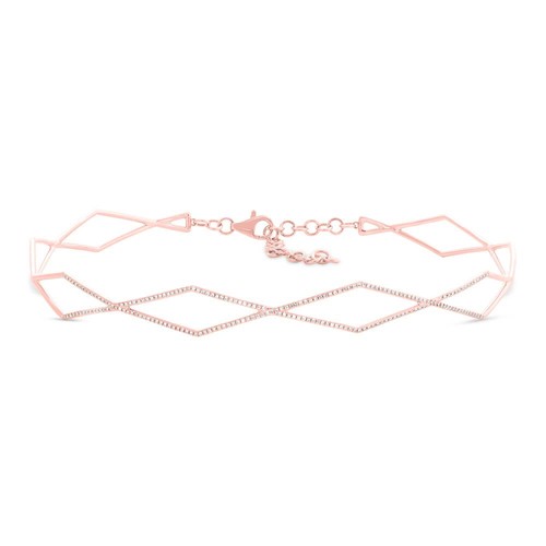 Collier choker forme de - forme,