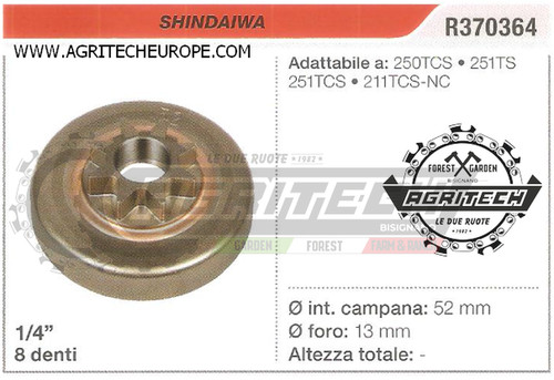 Pignon cloche embrayage scie - pignon,