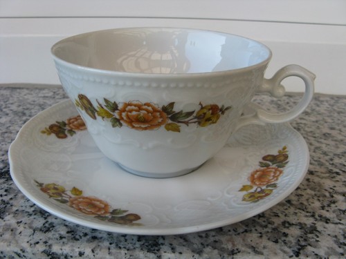 Tasse dejeuner porcelaine - tasse,