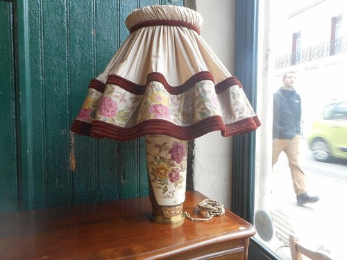 Lampe faience emaux - en,