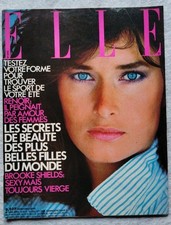Rare!!!Magazine Elle Jul.1985 Rosemary McGrotha, Inside Pages Brooke Shields