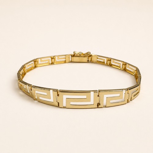 Bracelet clé grecque méandre