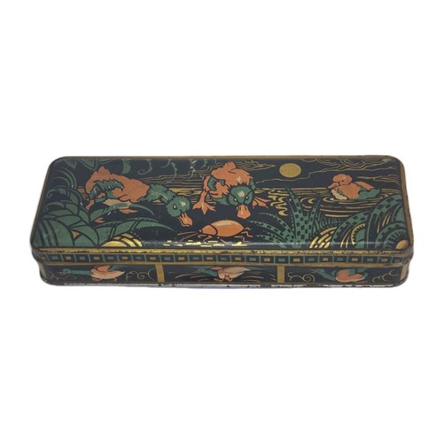 09l34 ancienne boite tole - ancienne,