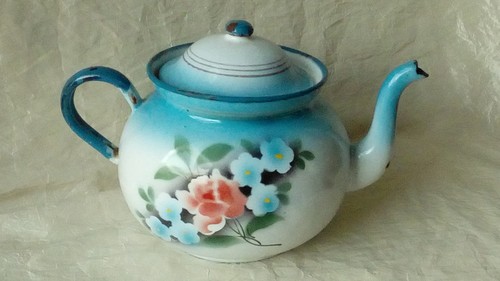 Theiere cafetière tole - theiere, en