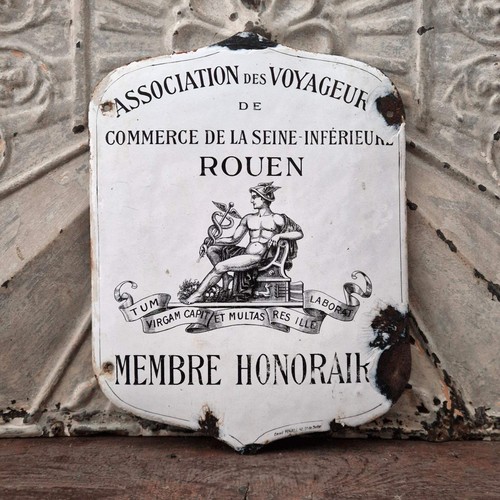 Rare plaque émaillée - émaillée, «