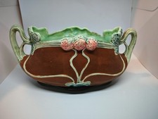 Ancienne Jardinière En Barbotine