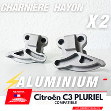 Kit 2 Charnières Hayon Aluminium - CITROEN C3 PLURIEL - Gauche & Droit