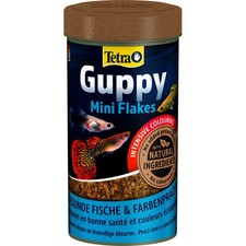 Guppy mini flocons 30g - 100 ml Aliment pour les Guppies, platys, mollys, porte-
