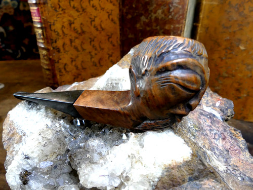 Pipe bois sculpte de - pipe,