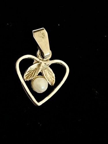 Ancien pendentif coeur avec - ancien,