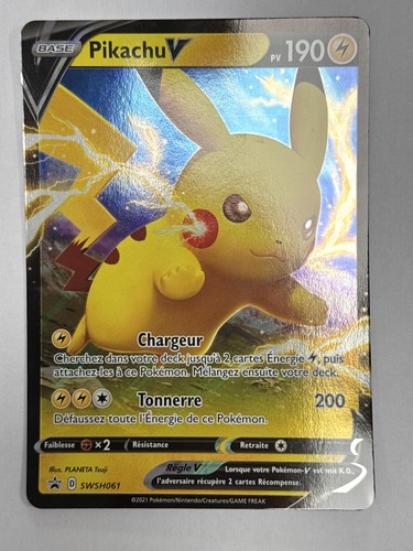 Carte pokémon jumbo pikachu - pokémon,