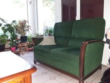 2 canapés Crozatier vert en