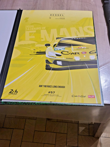 Affiche poste24 heures mans - poste24,