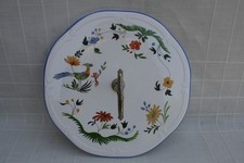 Plateau à fromages Gien service Oiseau de Paradis