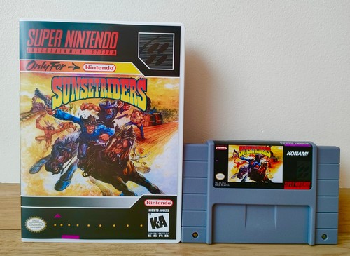 Sunset riders super nintendo - super,