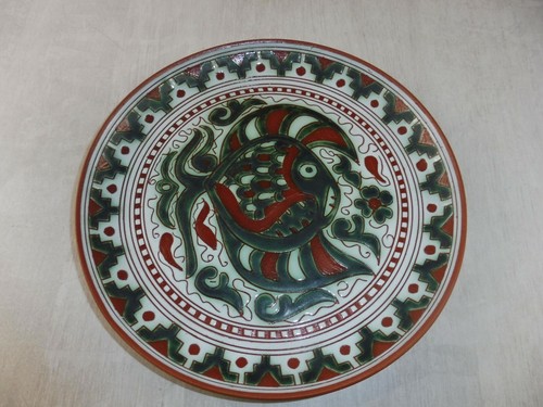 Assiette décor poisson