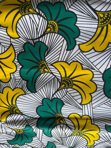 Pagne tissu wax - , fleurs