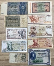 10 billets Banque Europe