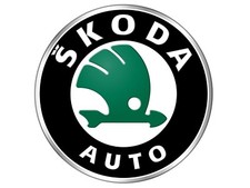 SKODA Sticker vinyle laminé