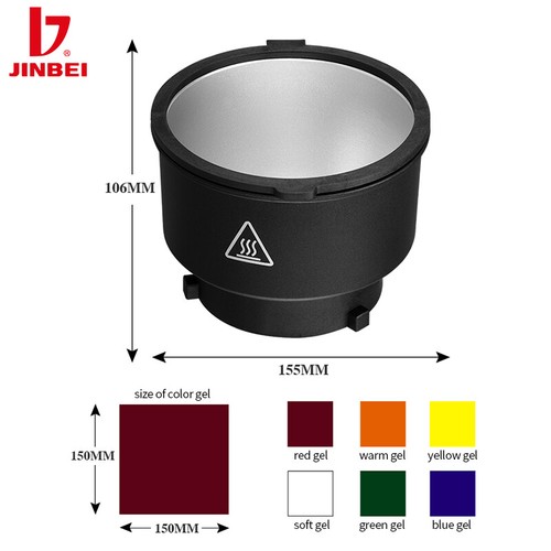 Jinbei color gels lampshade - mh,